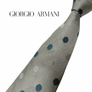 GIORGIO ARMANI necktie dot pattern joru geo Armani USED used m770