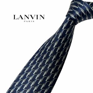 LANVIN ネクタイ パターン柄 ランバン USED 中古 m801