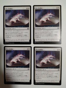 MTG マジックザギャザリング 光に目が眩む 日本語版 4枚セット