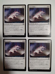 MTG マジックザギャザリング 光に目が眩む 日本語版 4枚セット