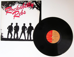 極美盤★廃盤 LP レコード 入手困難 1981年オリジナル盤 80's ネオロカ ROCKABILLY REBS ネオロカビリー ブラック キャッツ クリームソーダ