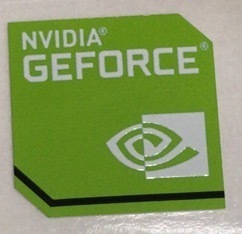 ■新品・未使用 ■10枚セット 【NVIDIA　GEFORCE】エンブレムシール　【18*18㎜】送料無料・追跡サービス付き☆P171