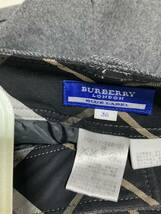 バーバリー ブルーレーベルト Burberry Blue label キュロット ショートパンツ グレー サイズ 38_画像5