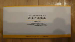 マクドナルド株主優待券５冊 有効期限2024年3月31日