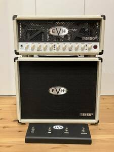 EVH 5150Ⅲ Ivory 50W アンプヘッド、キャビネットセット　中古