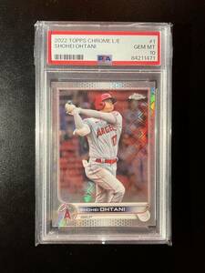 psa10ロゴフラクター大谷翔平 logofractor 2022 Topps Chrome Logofractor Shohei Ohtani #1 PSA 10 Angels psa鑑定済み 現ドジャース wbc