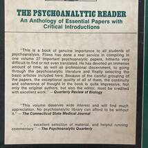 【英語洋書】THE PSYCHOANALYTIC READER / Robert Fliess（編）【精神分析】_画像2