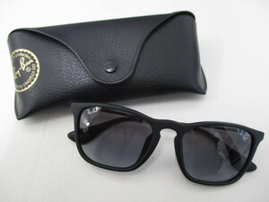 RAYBAN CHRIS サングラス 54□18 ブラック RB4187-F レイバン