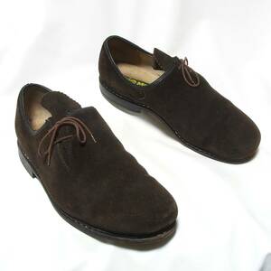 MEINDLma India ruVintage Haferl shoes/ is fur ru shoes 10.5/28-28.5cm* dense brown leather suede leather * Germany made tyrolean 