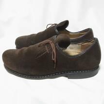 MEINDL マインドル Vintage Haferl shoes/ハファールシューズ 10.5/28‐28.5cm◎濃茶レザー スエード革◎ドイツ製 チロリアン_画像7