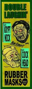 【y5138】送料350円～◆⑦Jack-O'/RUBBER MASKS/ポスター◆検索ローブローアートLowbrow weirdo看板ネイバーフッド好きルード系