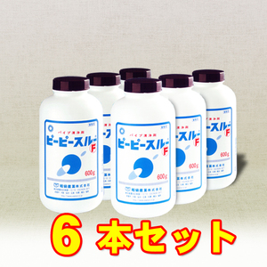 ピーピースルーF 業務用排水管洗浄剤 600g×6個