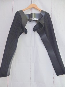 noir kei ninomiya COMME des GARCONS ノワール ケイ ニノミヤ デザインニット ブラック 毛100% S 3F-N010 AD2020