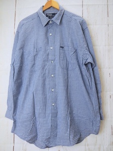 POLO RALPH LAUREN ポロ ラルフローレン チェックシャツ LL HS-RL-YA-0612 100%Cotton インド製