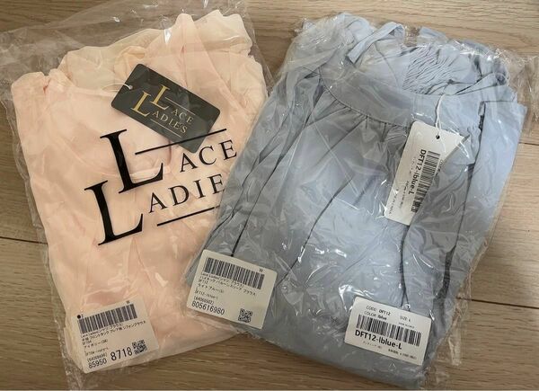 lace Ladies シャツ シフォンブラウス 2枚セット【新品未使用】