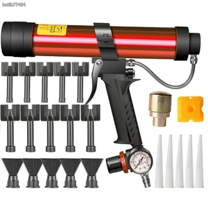 空気圧ガラスグルーガン 空気ゴム銃ツール 310ミリリットル ハード接着剤シーラントアプリケーター コーキングガンツール