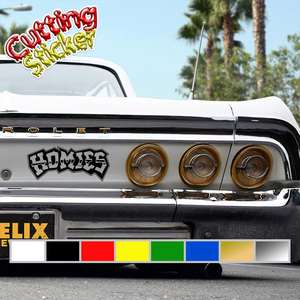 【カッティングステッカー】HOMIES / ホーミーズ / CHICANO / チカーノ / サイズ調整可能 / 輸入ステッカー / 屋外耐水仕様シート