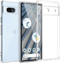 Kakuki For Google pixel 7A ケース クリア ソフトカバー ストラップホール付 透明TPU レンズ保護 薄_画像1