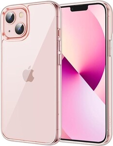 JEDirect iPhone13 mini 保護ケース(5.4インチ専用) 黄ばみなし 衝撃吸収 バンパーカバー 傷つけ防止 ク