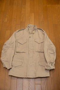 ALPHA INDUSTRIES M65 フィールドジャケット SMALL / REGULAR ベージュ 3rdタイプ アルファインダストリーズ