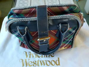 Vivienne Westwood　ヴィヴィアンウエストウッド　チェック　ハンドバック　タータンチェック　かばん 格安売り切り
