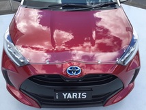 トヨタ ヤリス 豪州仕様 TOYOTA Yaris トヨタ純正バグガード ボンネットプロテクター クリアタイプ_画像4