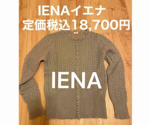 IENA イエナ　ITALY モヘヤレースニットカーディガン　イタリア