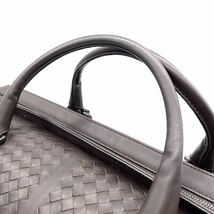 1円～【定価850,000円】BOTTEGA VENETA ボッテガヴェネタ ボストンバッグ ショルダーバッグ ビジネスバッグ イントレチャート 大容量_画像5