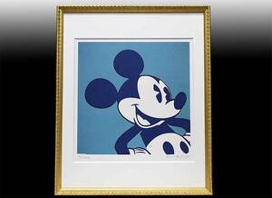 アンディ・ウォーホル 直筆サイン シルク 証明書「Mickey Mouse　ミッキーマウス　78/250」真作