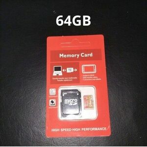 microSDカード　64GB 64ギガバイト　未使用　新品　sdカード　メモリーカード　　