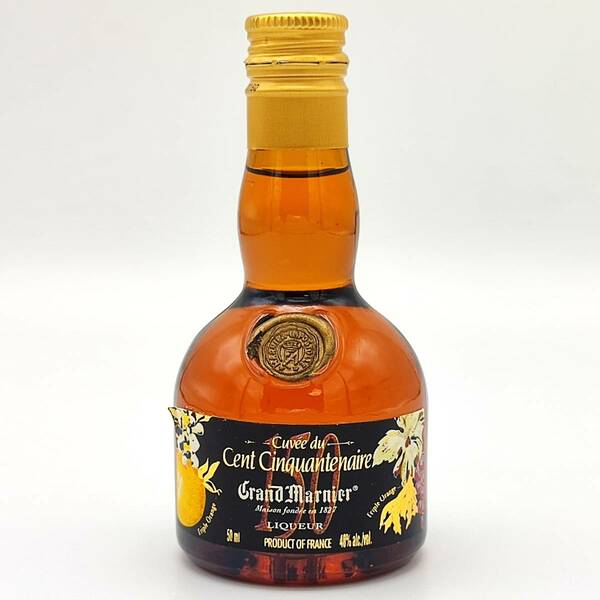 【全国送料無料】Grand Marnier LIQUEUR Cuvee du Cent cinquantenaire　40度　50ml【グランマルニエ 150周年 記念】