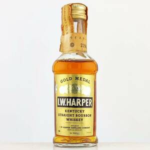 特級 I.W.HARPER GOLD MEDAL KENTUCKY STRAIGHT BOURBON WHISKEY　43度　48ml【IWハーパー ゴールドメダル】