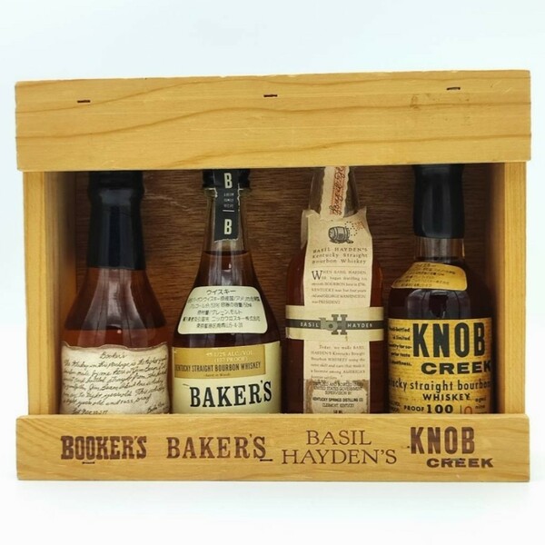 【全国送料無料】HAND BOTTLED BOURBONS OF TRUE DISTINCTION　各50ml【BOOKER'S BAKER'S BASIL HAYDEN'S KNOB CREEK ブッカーズ 8年】