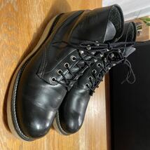 レッドウィング RED WING ブーツ REDWING 8165 10 D 中古 激安 黒 革_画像4