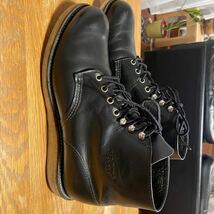 レッドウィング RED WING ブーツ REDWING 8165 10 D 中古 激安 黒 革_画像2