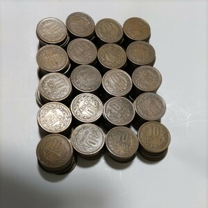 ギザ10 硬貨 現行コイン 200枚 昭和27年 10円 貨幣 十円 流通品 青銅貨 6789