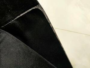 BK 極薄　ナイロン　ソックス　ハイゲージ　シースルーストッキング　光沢ブラック　黒　高級靴下　昭和レトロ
