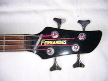 ◎古い FERNANDES エレキベース◎ フェルナンデス ベースギター 古道具 古民具 雑貨 _画像4