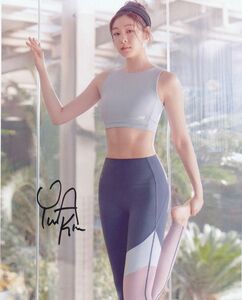 Yuna Kim キム・ヨナ★直筆サイン写真★証明書COA◆7450