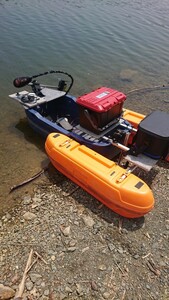 カーメイト フロートボート モーターガイド ツイストブラケット ボイジャー バッテリー 充電器 セット ミンコタ 釣り フルセット
