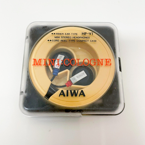 AIWA アイワ MINI:COLOGNE Headphones ミニコロン HP-V1 ヘッドフォン イヤホン 昭和レトロ 音響 グッズ コレクター コレクション 当時物