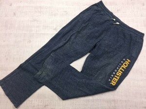 ホリスター Hollister アメカジ サーフ スポーツ ワイド スウェットパンツ ボトムス メンズ L 紺