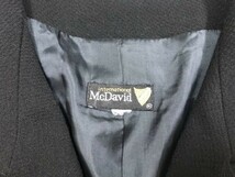 International McDavid マクダビッド レトロ バブリー モード 80s 古着 ブレザー ジャケット レディース 肩パット有 黒_画像2