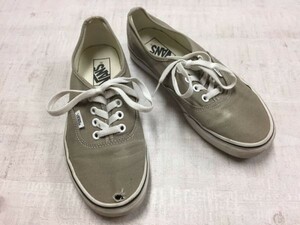 バンズ VANS オーセンティック AUTHENTIC ストリート サーフ 定番アイテム スニーカー レディース 24cm グレー