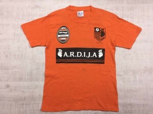 大宮アルディージャ ARDIJA Breezy メンズ USA製 1998 サッカー オールド 90s Jリーグ グッズ 半袖Tシャツ S オレンジ