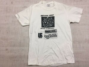 レア 2001年 北京DUCK NIGHT MINOR LEAGUE マイナーリーグ UP HOLD アップホールド UNDER SIEGE バンドTシャツ メンズ M 白