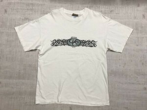 メキシコ製 90s Coastal Classic グアム GUAM 半袖Tシャツ メンズ トライバル オールド アメカジ スーベニア お土産 L 白