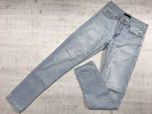 ユニクロ UNIQLO JEANS アメカジ ストリート ブルーデニム ストレッチ スキニー パンツ ジーンズ ボトムス メンズ コットン混合 28 青