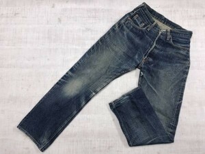 ドゥニーム DENIME アメカジ セルビッジ赤耳 ストレート デニムパンツ ジーンズ ボトムス レディース ボタンフライ 日本製 綿100% 23 紺