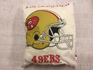 NFL サンフランシスコ・フォーティナイナーズ SAN FRANCISCO 49ERS オールド レトロ アメフト ストリート グッズ クッション